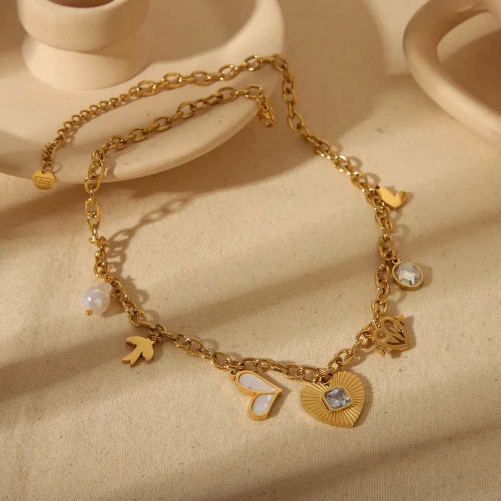 Gold Charm Necklace